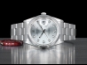 Rolex Date 34 Argento Oyster Silver Lining Diamonds - Double Dial  Watch  15200